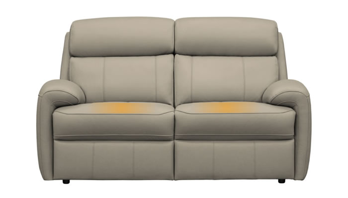 G Plan Hardy 2 Seater Sofa Heated Seats Cambridge Putty